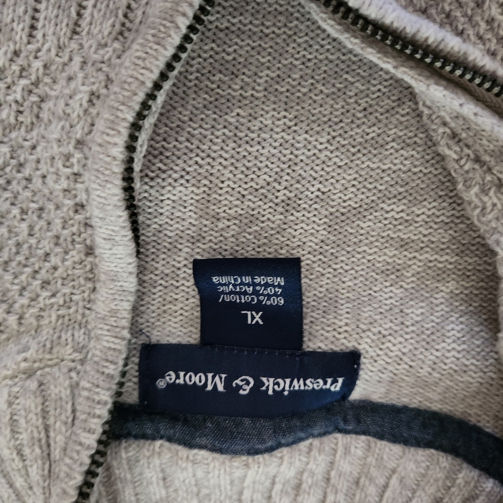 Men's Gray Sweater by Preswick & Moore - Picture 5 of 8